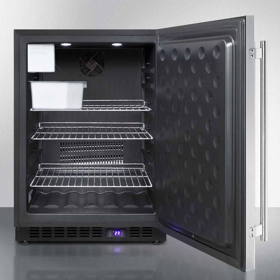 24" Wide Outdoor All-freezer With Icemaker