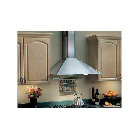 DISCONTINUED-Broan® 36-Inch Convertible Wall-Mount Chimney Range Hood w/ Heat Sentry™, 290 CFM, Stainless Steel