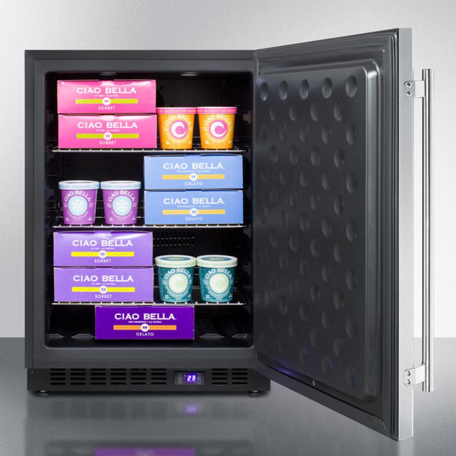 24" Wide Built-in All-freezer