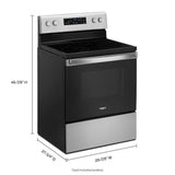 5.3 cu. ft. Whirlpool® electric range with Frozen Bake™ technology