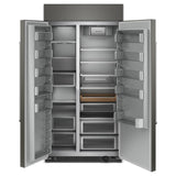 25.5 Cu Ft. 42" Built-In Side-by-Side Refrigerator with Panel-Ready Doors