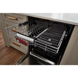 39 dBA Panel-Ready Flush-to-cabinet Dishwasher with FreeFlex™ Fit Third Level Rack