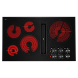 Black Floating Glass 36" JX3™ Electric Downdraft Cooktop