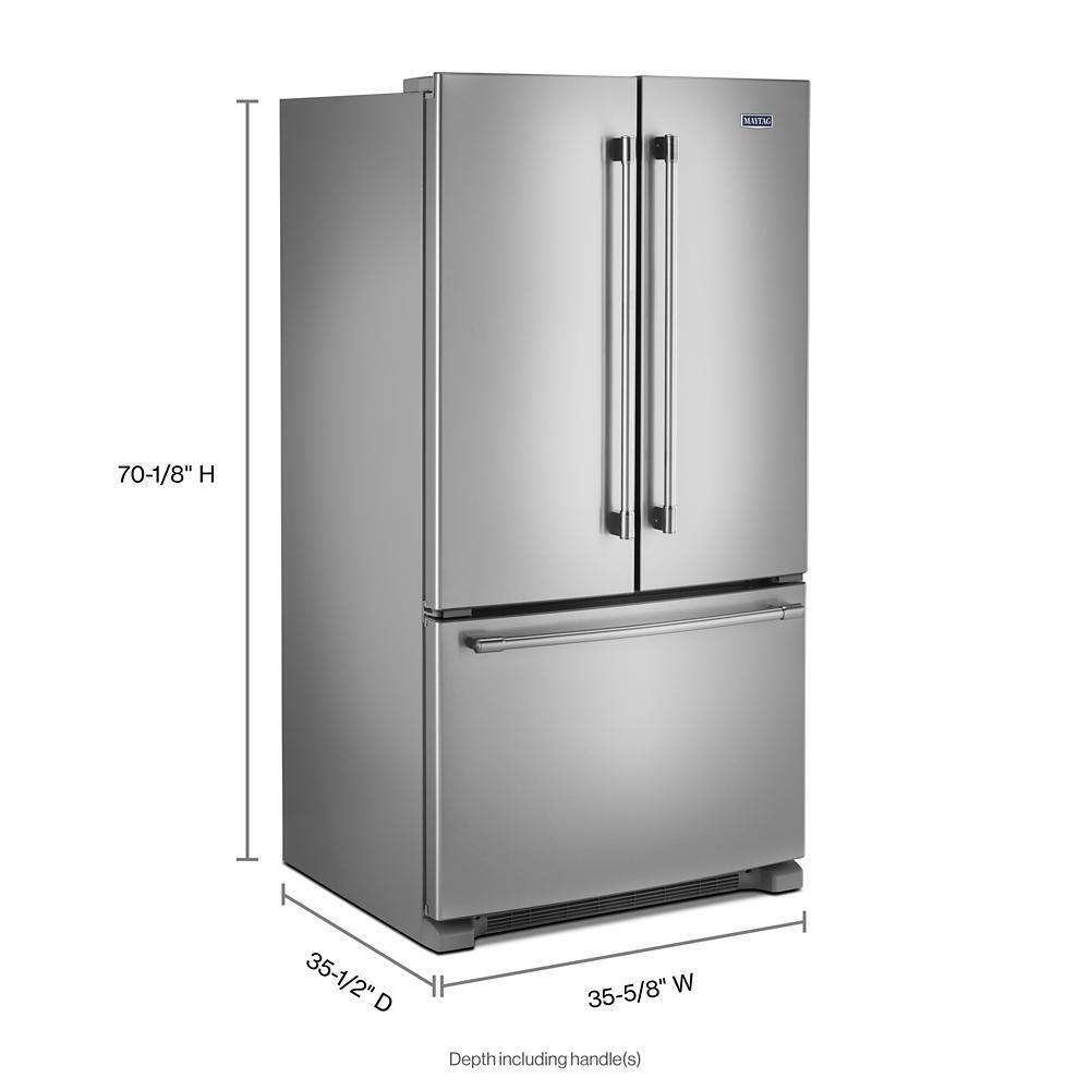 33-Inch Wide French Door Refrigerator with Water Dispenser - 22 Cu. Ft