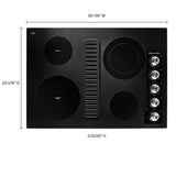 30" Electric Downdraft Cooktop with 4 Elements