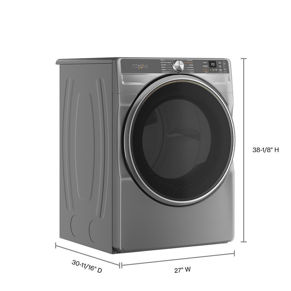 7.4 cu. ft. Smart Front Load ENERGY STAR® Electric Dryer with Steam Capabilities