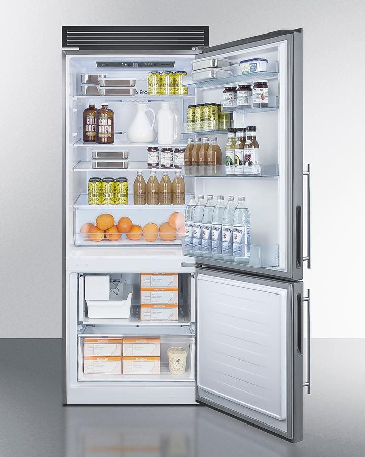 28" Wide Bottom Freezer Refrigerator