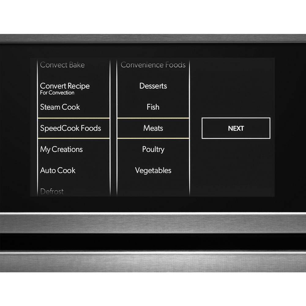 NOIR™ 30" Combination Microwave/Wall Oven with V2™ Vertical Dual-Fan Convection