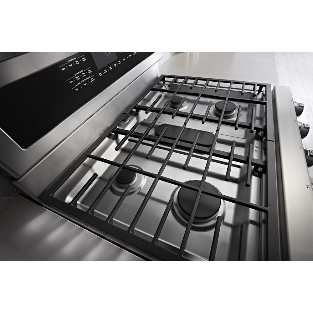 30-Inch 5 Burner Gas Double Oven Convection Range