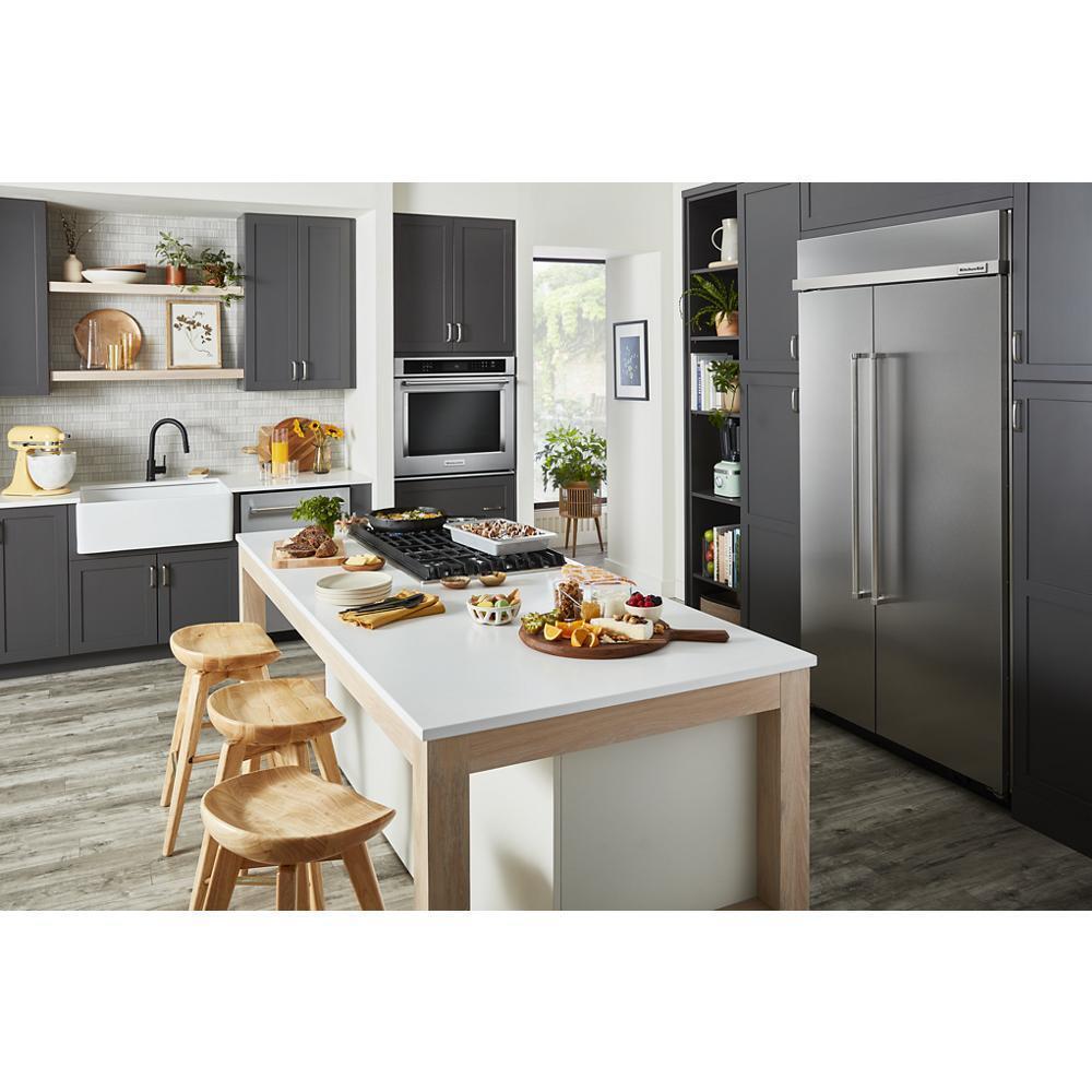 25.5 Cu Ft. 42" Built-In Side-by-Side Refrigerator with PrintShield™ Finish