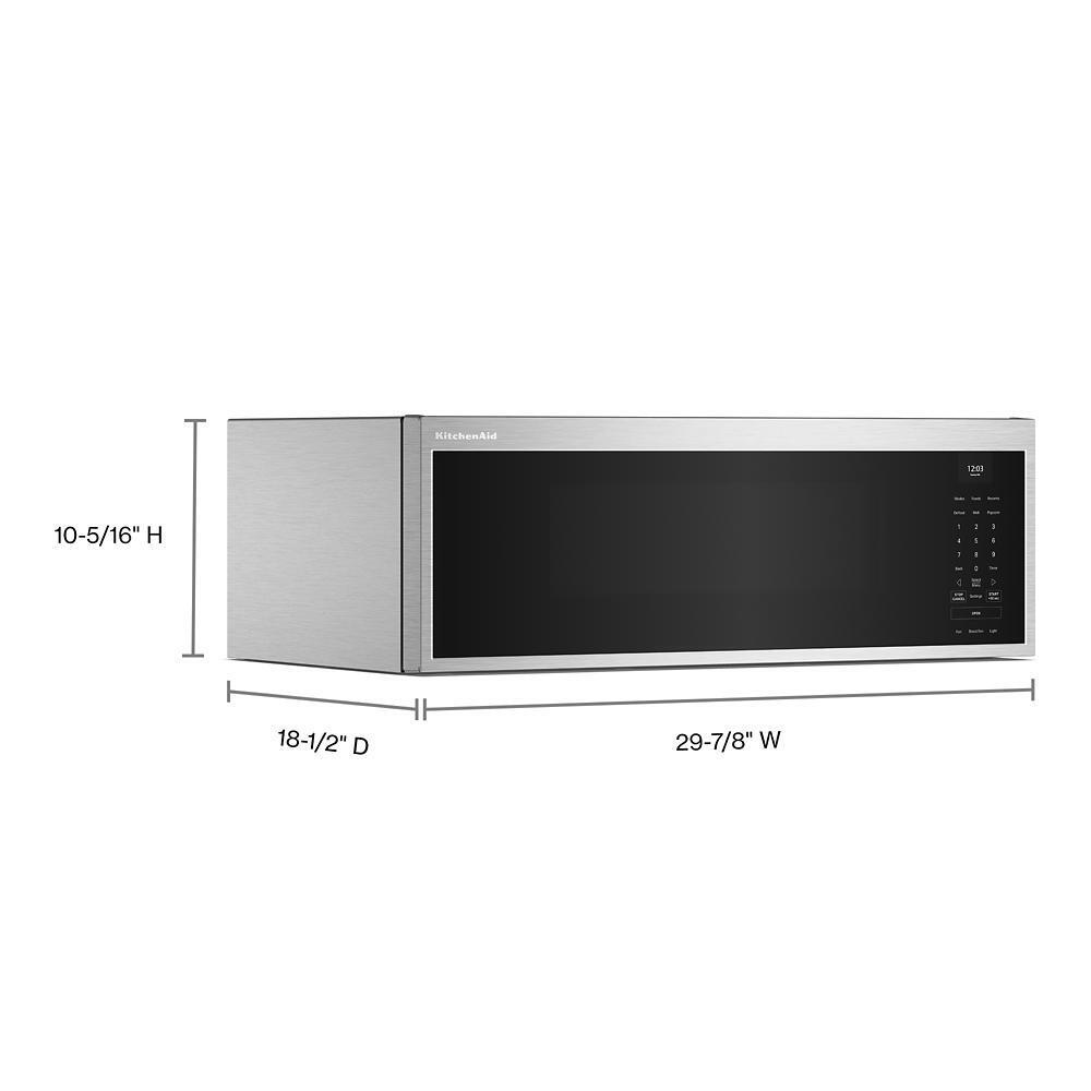 Smart Low Profile Microwave Hood Combination with Dual Fan Ventilation