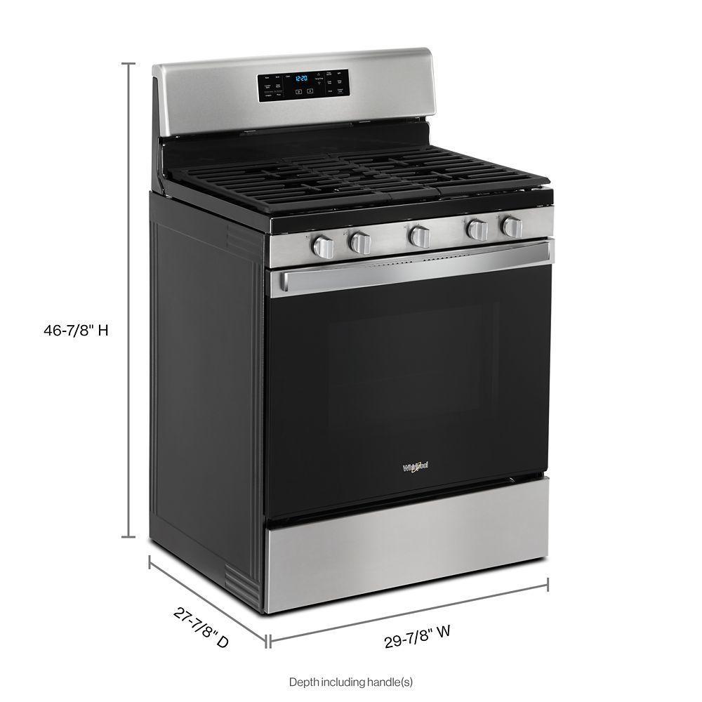 5.0 cu. ft. gas convection oven with fan convection cooking