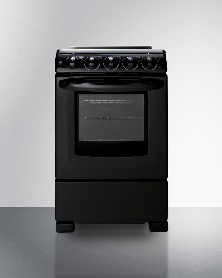 20" Wide Electric Smooth-top Range