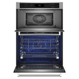 KitchenAid® 30" Combination Microwave Wall Ovens with Air Fry Mode.