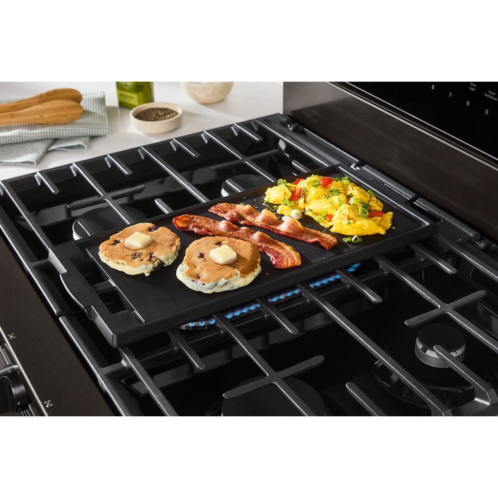 30-inch Smart Gas Range with Air Cooking Technology, No Preheat Air Fry, Steam/Self Clean and High Speed Preheat