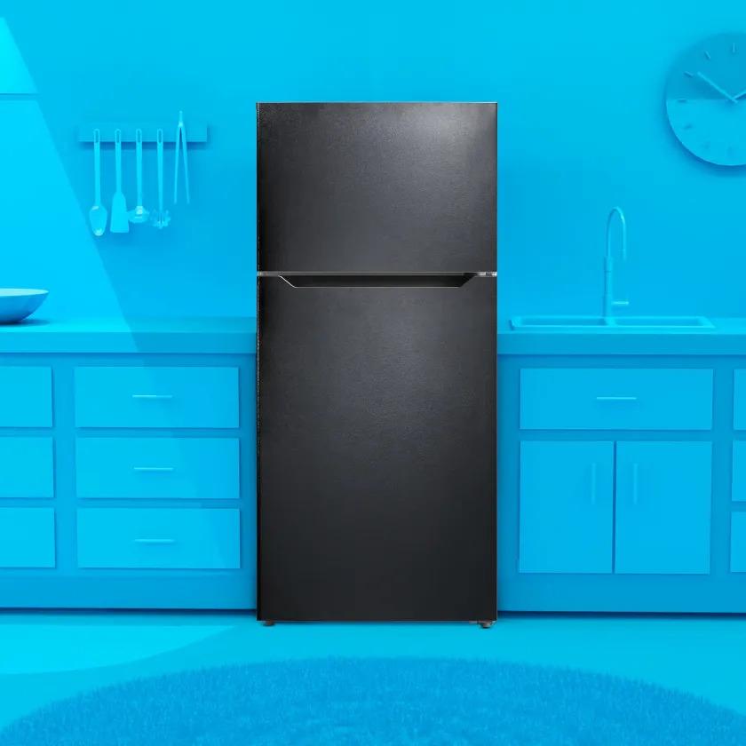 Element 14.2 cu. ft. Top Freezer Refrigerator - Black