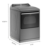 7.4 cu. ft. Top Load Electric Dryer with Advanced Moisture Sensing