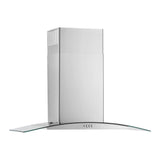 36" Curved Glass Wall Mount Range Hood