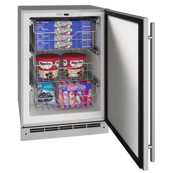 Ofz124 24" Convertible Freezer With Stainless Solid Finish (115 V/60 Hz)