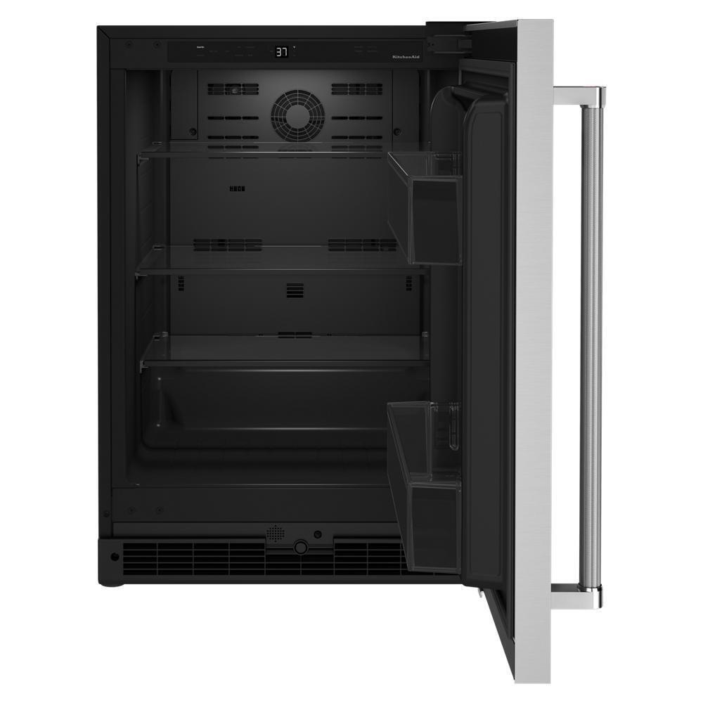 24" Undercounter Refrigerator with Stainless Steel Door