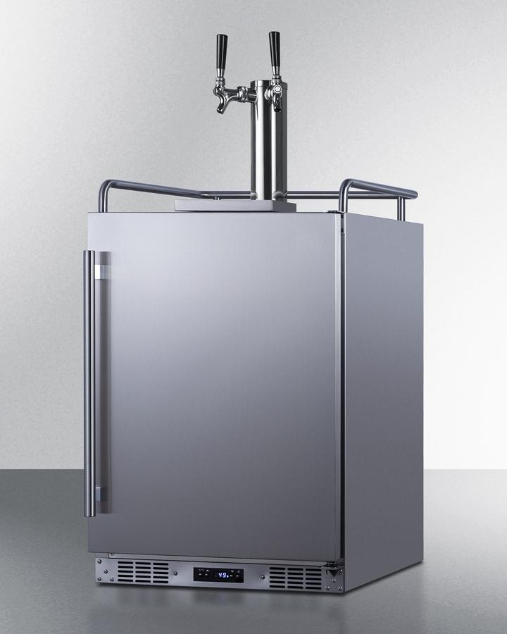 24" Wide Built-in Outdoor Beer Kegerator