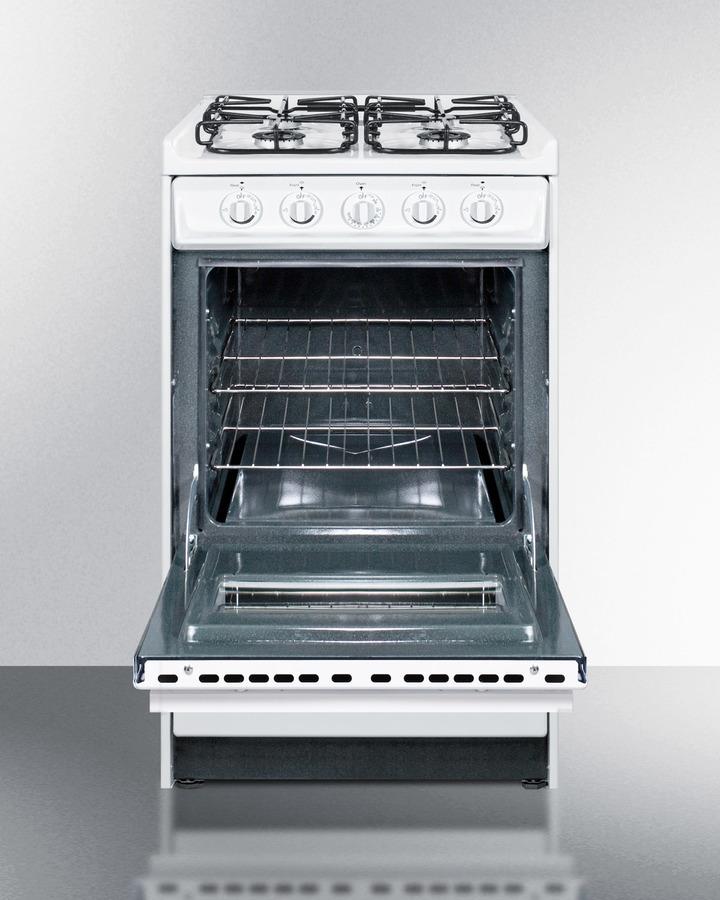 20" Wide Gas Range