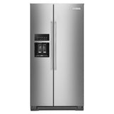 22.6 cu ft. Counter-Depth Side-by-Side Refrigerator with Exterior Ice and Water and PrintShield™ finish