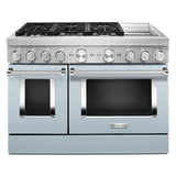 KitchenAid® 48'' Smart Commercial-Style Dual Fuel Range with Griddle