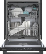 100 Premium Dishwasher 24" Black stainless steel