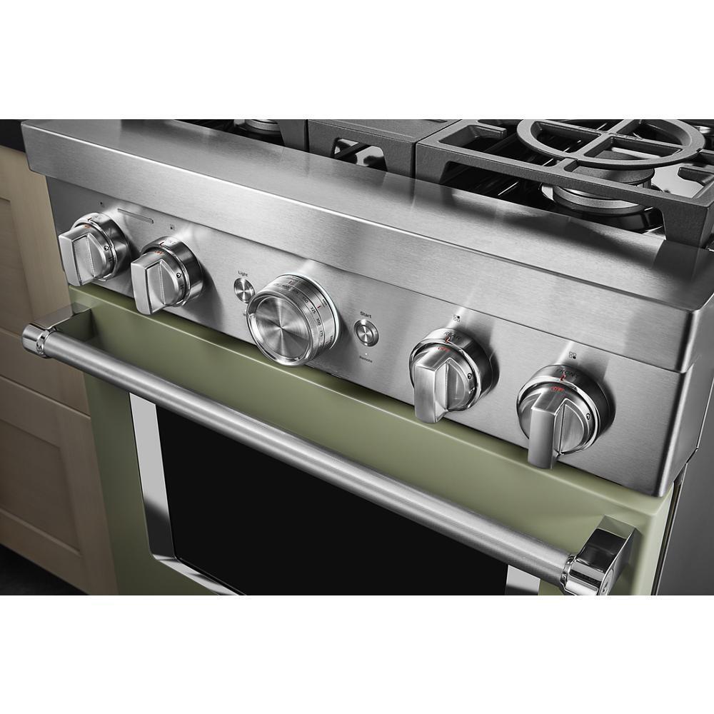 KitchenAid® 30'' Smart Commercial-Style Dual Fuel Range with 4 Burners