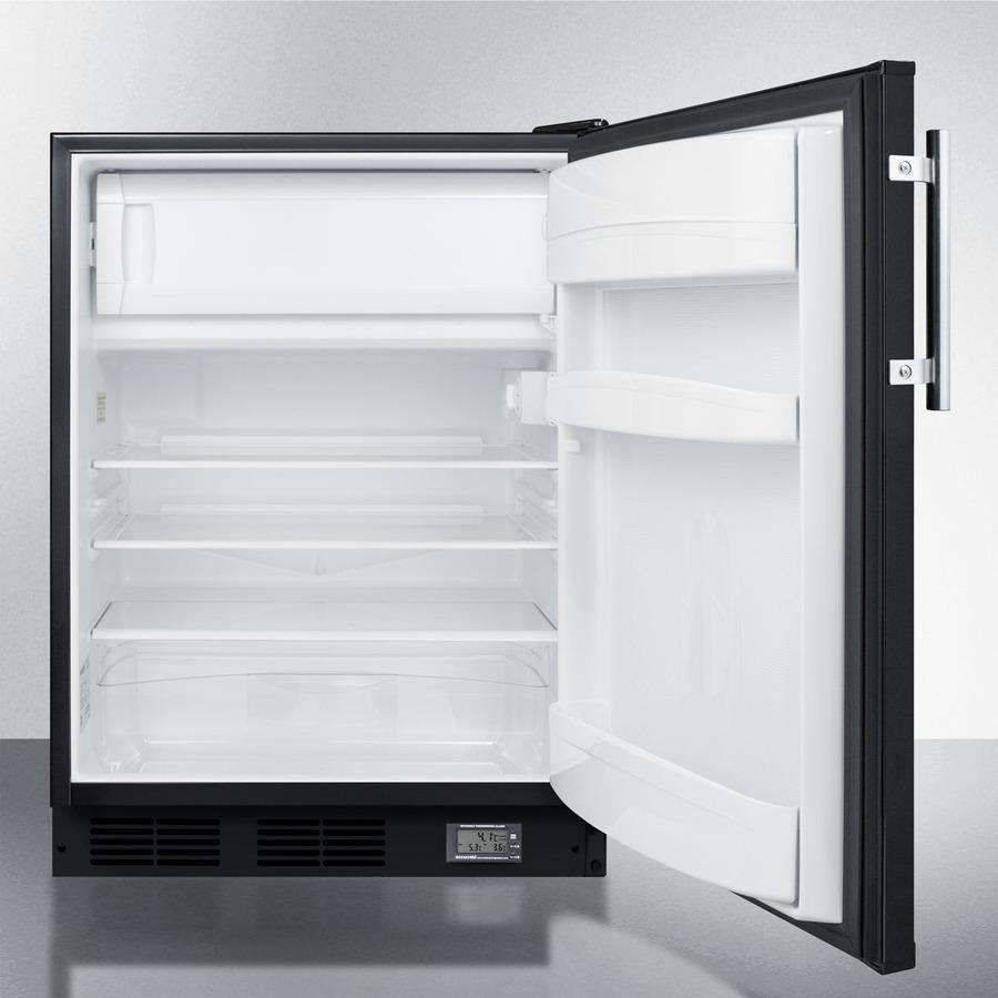 24" Wide Break Room Refrigerator-freezer