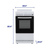 Element Electronics 20" Electric Range (EER204MSCW)