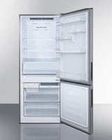 28" Wide Bottom Freezer Refrigerator