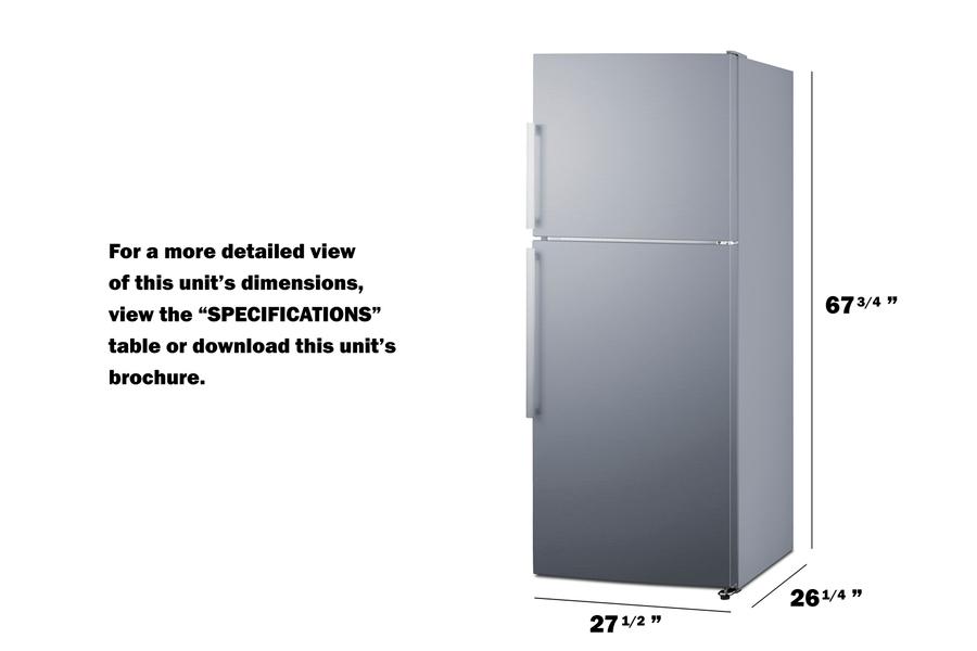 28" Wide Top Mount Refrigerator-freezer