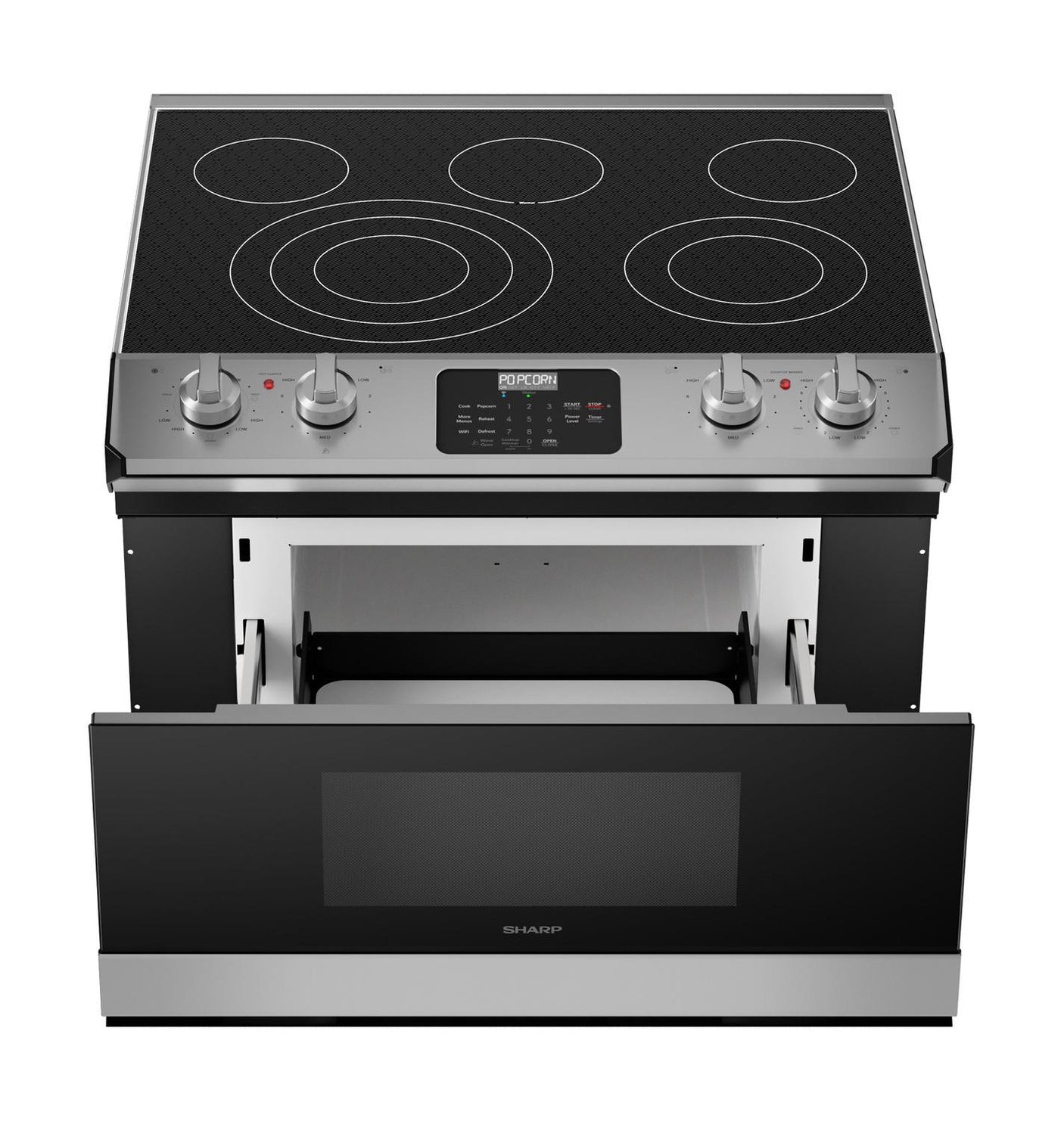 Smart Radiant Rangetop with Microwave Drawer Oven