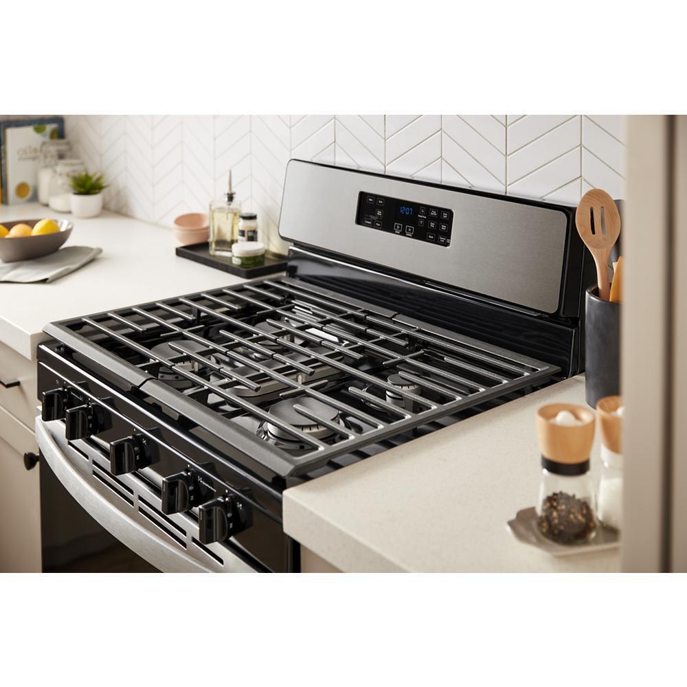 5.1 Cu. Ft. Freestanding Gas Range with Edge to Edge Cooktop