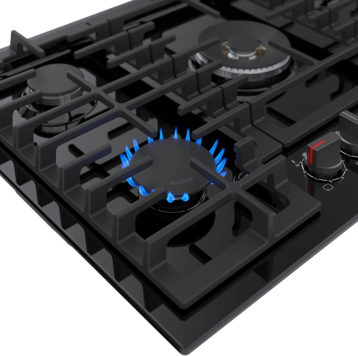 800 Series Gas Cooktop 30" Black