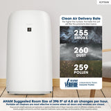 Sharp Smart Plasmacluster Ion Air Purifier with True HEPA + Humidifier for Large Rooms