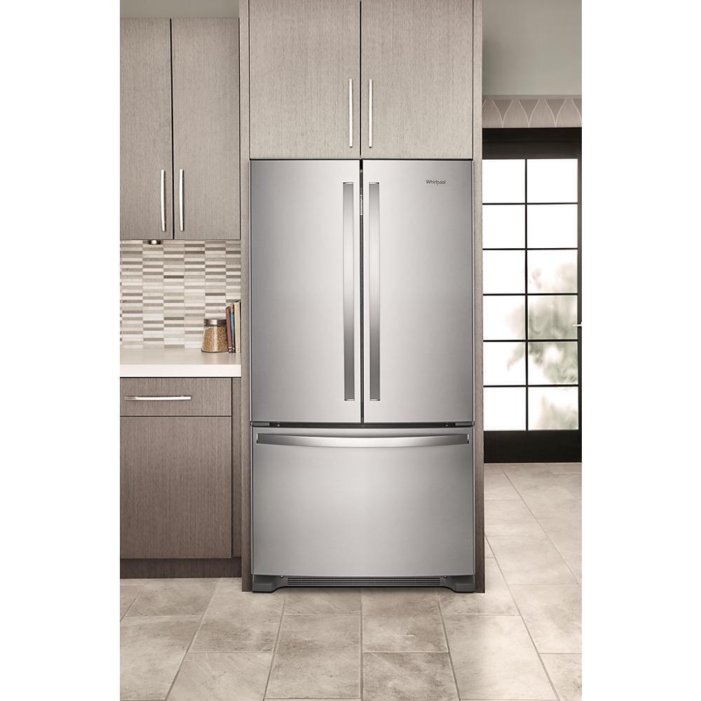 36-Inch Wide Counter-Depth French Door Bottom Mount Refrigerator - 20 cu. ft.