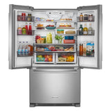 20 cu. ft. 36-Inch Width Counter-Depth French Door Refrigerator with Interior Dispense