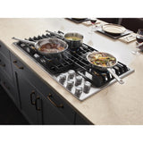 Euro-Style 36" JX3™ Gas Downdraft Cooktop