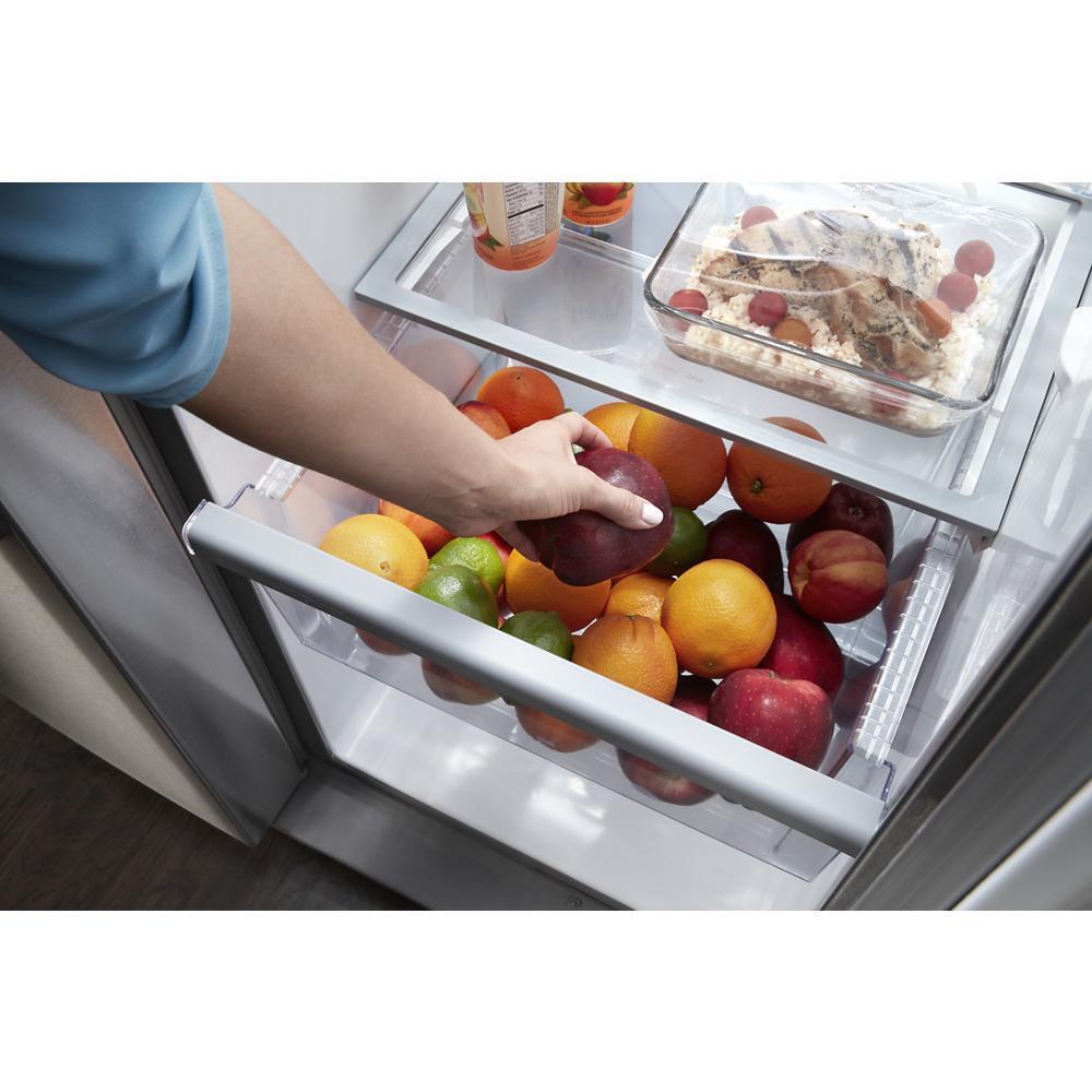 36- Inch Wide Counter Depth Side-by-Side Refrigerator- 21 Cu. Ft.