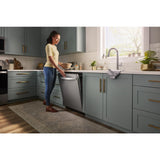 Fingerprint Resistant Quiet Dishwasher with Boost Cycle