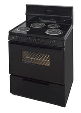 30 in. Freestanding Electric Range in Black