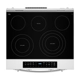 30-inch Smart Slide in Electric Range with Air Cooking Technology, No Preheat Air Fry, WipeClean™ Coating, Steam/Self Clean and High Speed Preheat