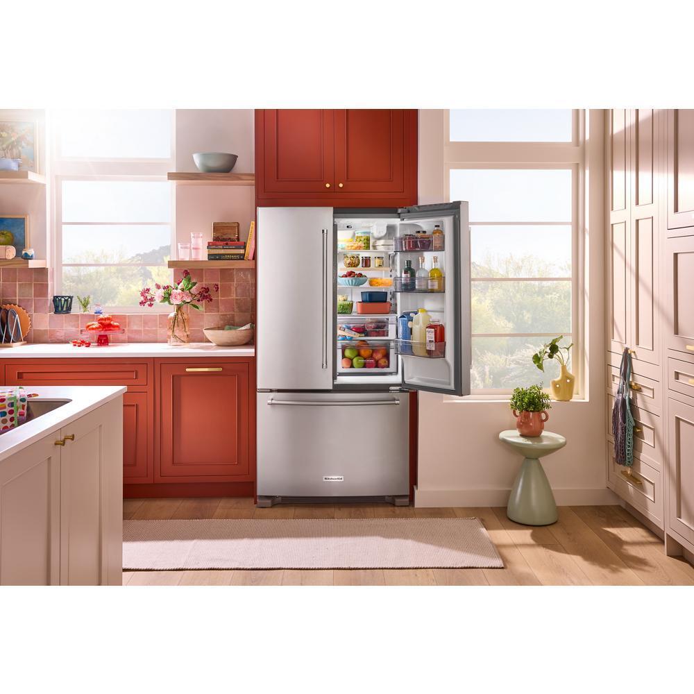 20 cu. ft. 36-Inch Width Counter-Depth French Door Refrigerator with Interior Dispense