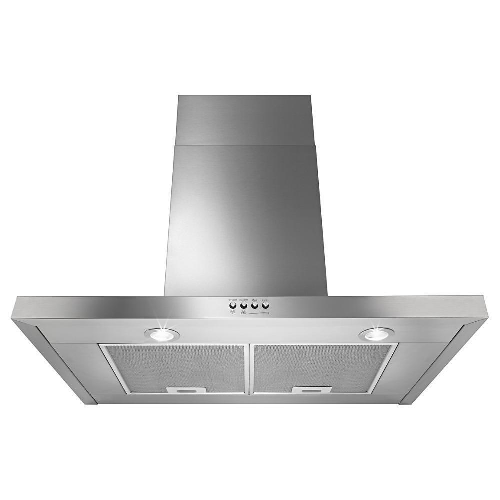 30" Stainless Steel Wall Mount Flat Range Hood