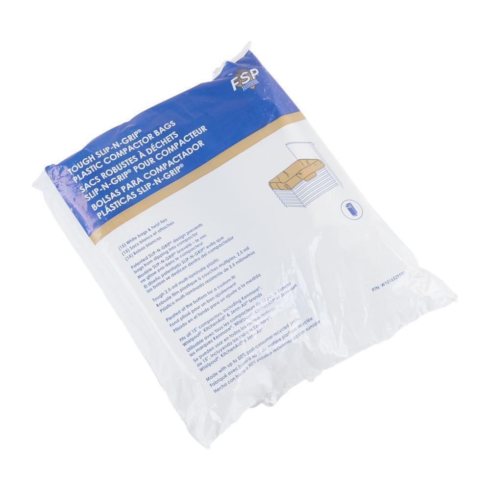 15 Pack-Plastic Compactor Bags-15" Models