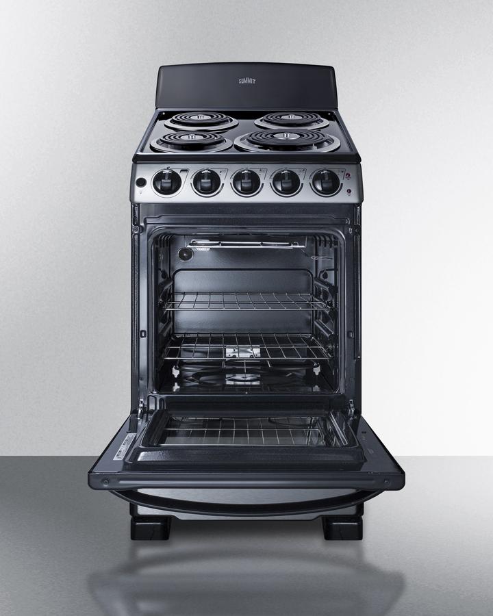 20" Wide Electric Coil Range