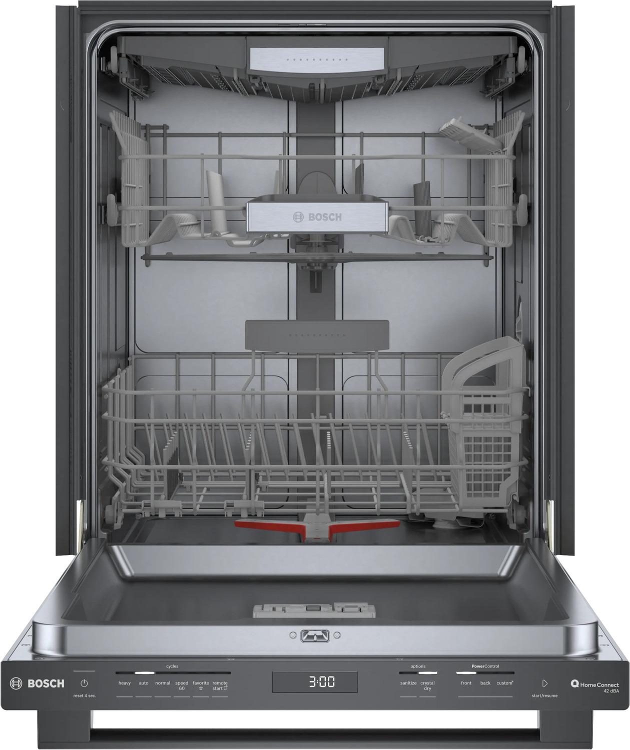 800 Series Dishwasher 24" Brushed black steel anti-fingerprint